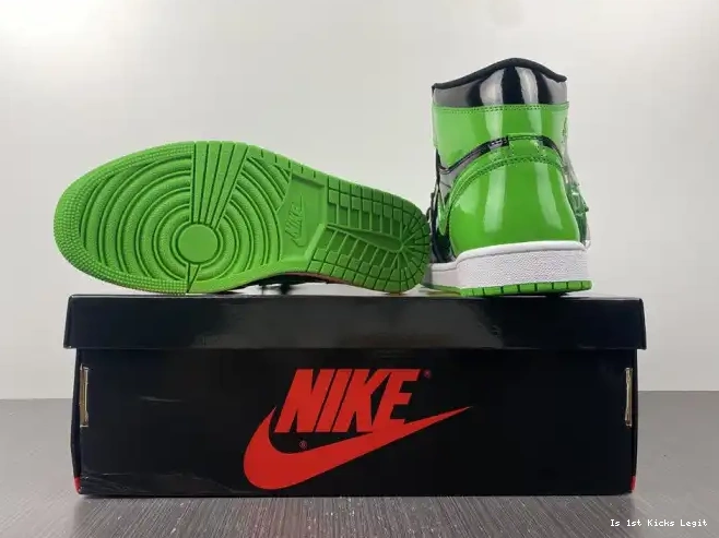 Jordan 1 High Air Pine 555088-030 Green OG 0615